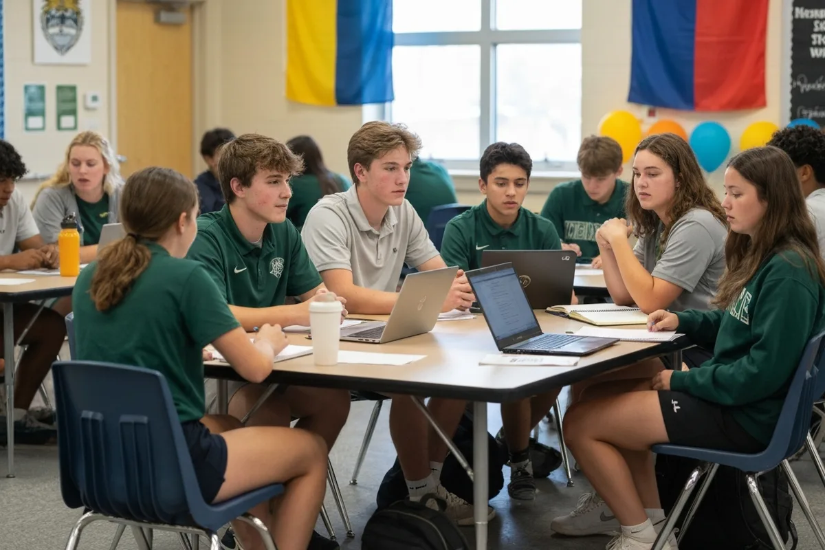 Student Council - Summer Leadership Planning 4 at Aerie Peak High School.