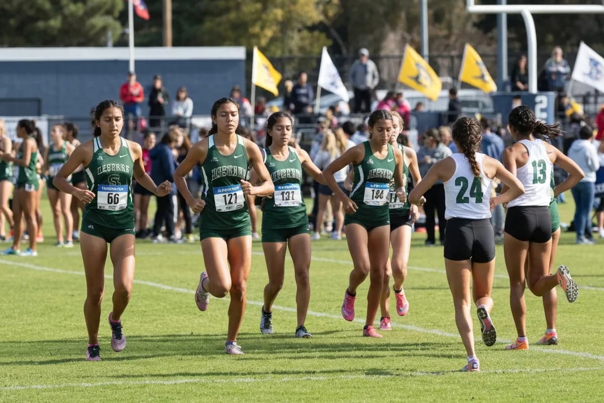 Varsity Girls Cross Country vs Sunridge High School.