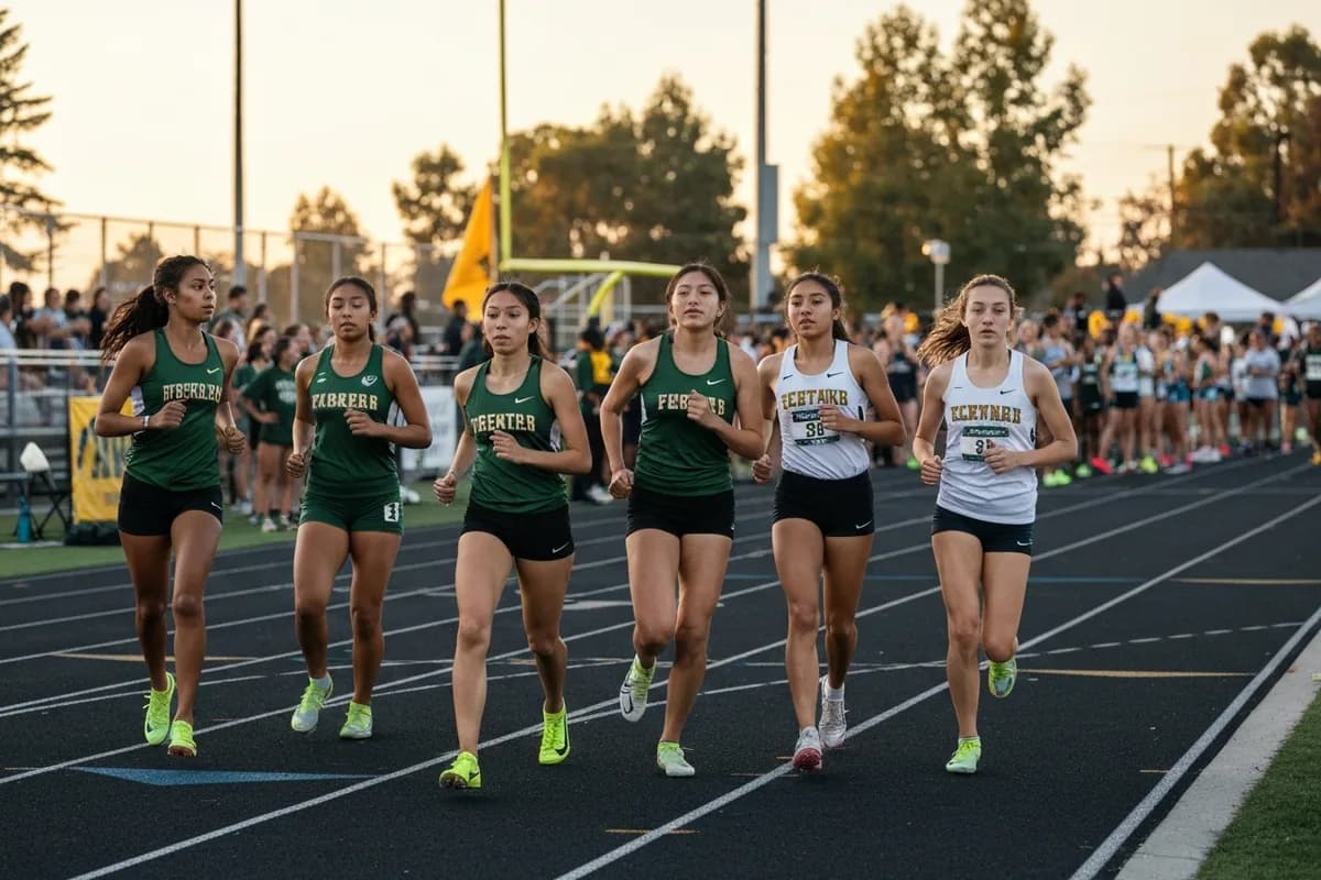 Junior Varsity Girls Track & Field vs Westlake High School.