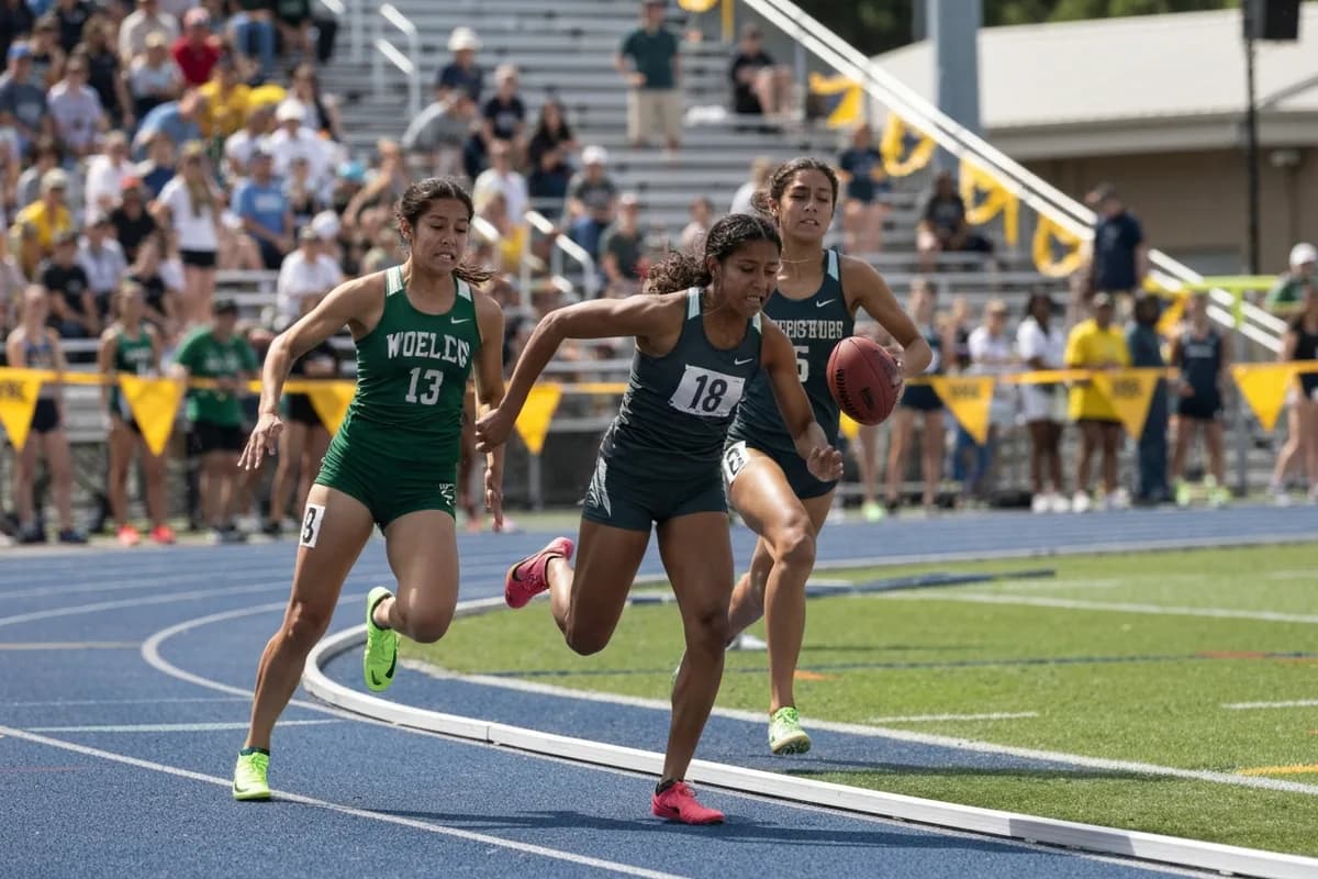 Junior Varsity Girls Track & Field vs Westlake High School.
