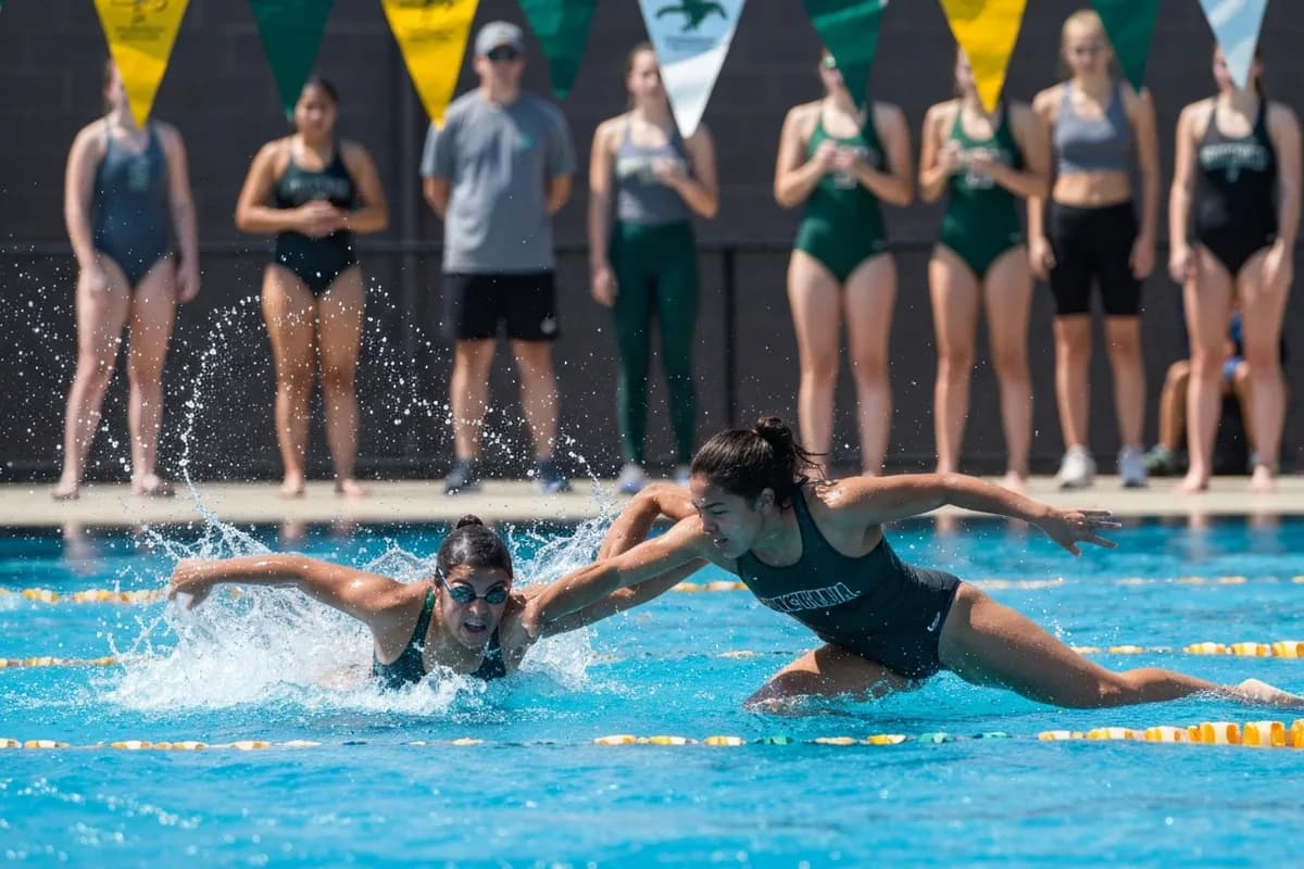 Varsity Girls Swimming vs Hawk Mountain Academy.