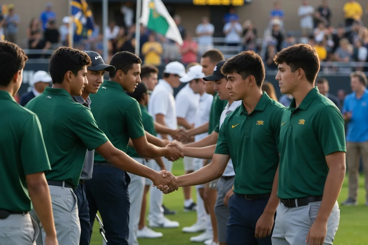 Varsity Boys Golf vs Westlake High School at Peregrine Field.