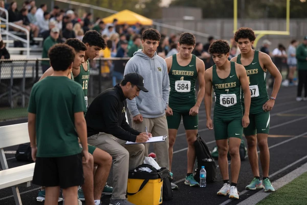 Varsity Boys Track & Field vs Ridgeview High School.
