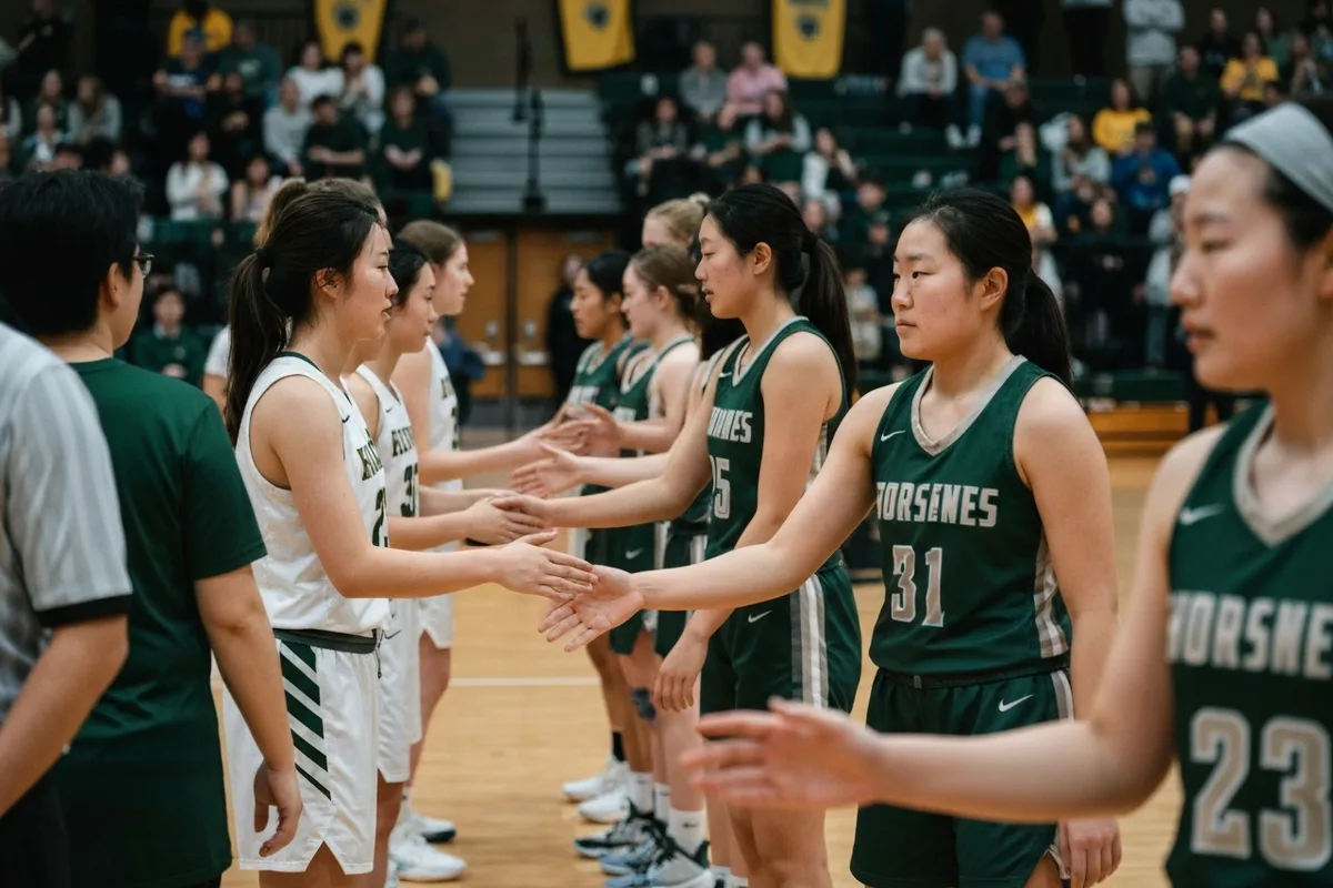 Junior Varsity Girls Basketball vs Westlake High School at Peregrine Field.