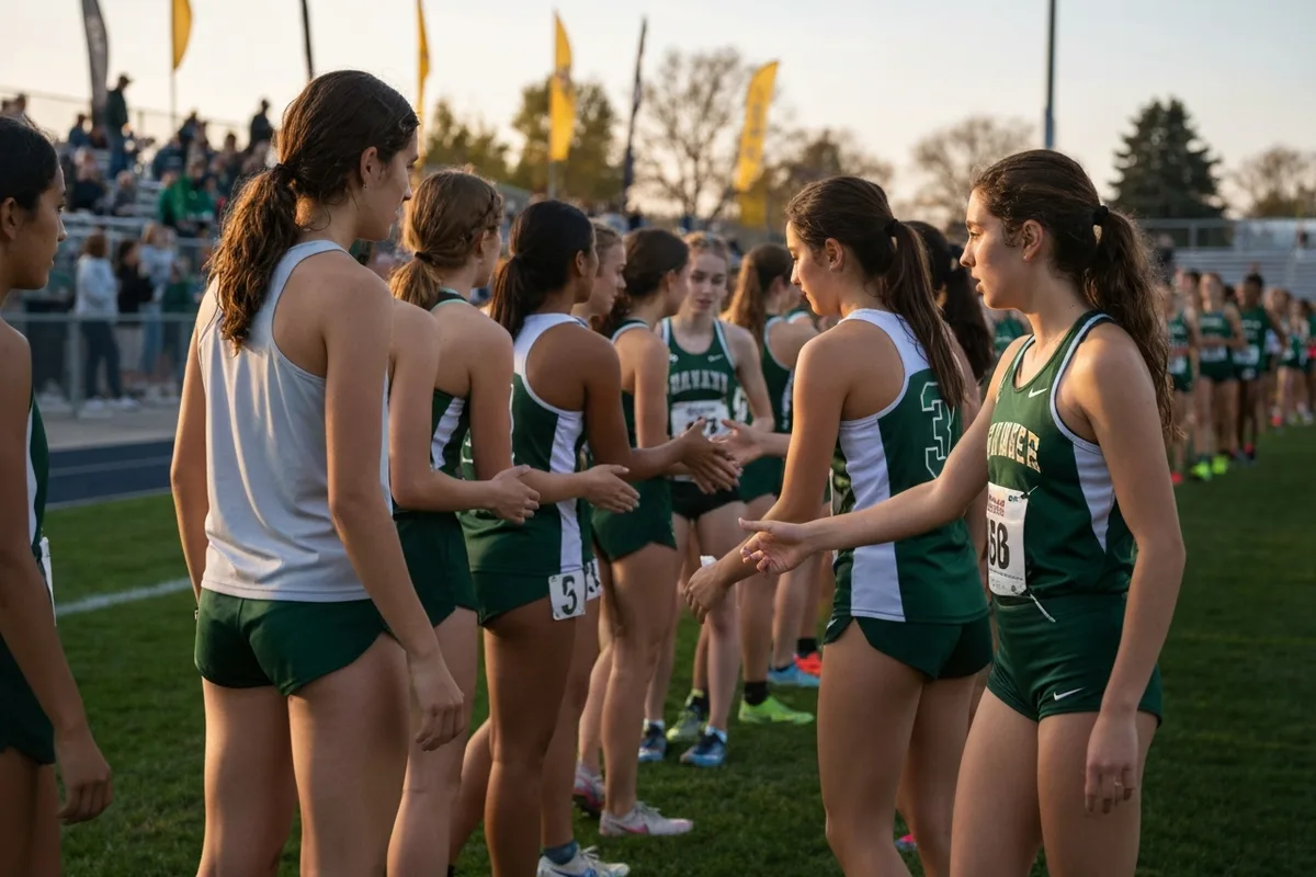 Varsity Girls Cross Country vs Westlake High School.