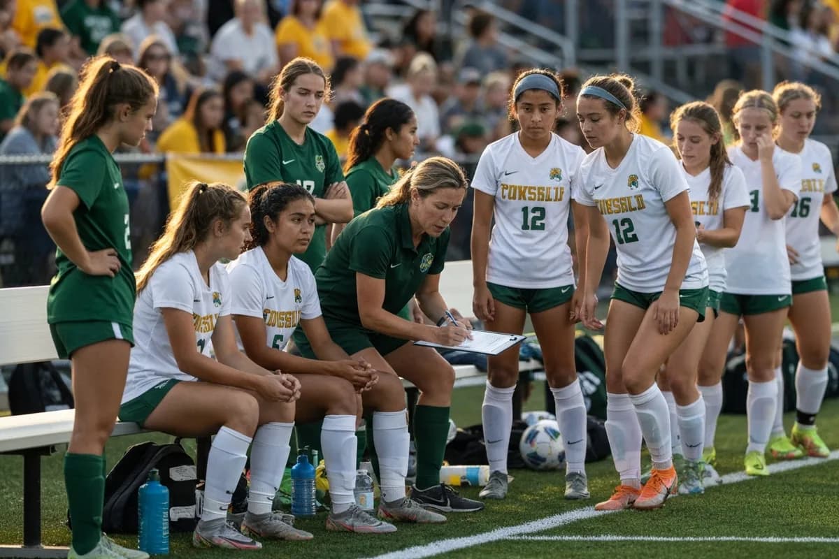 Junior Varsity Girls Soccer vs Timber Creek High School at Peregrine Field.