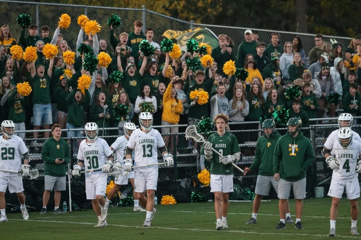Varsity Boys Lacrosse vs Ridgeview High School.