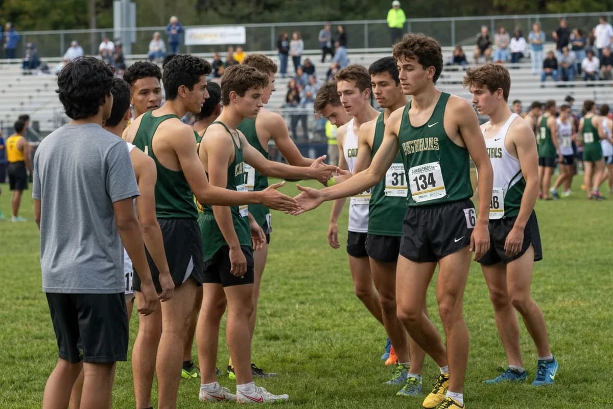Varsity Boys Cross Country vs Summit Valley High School.