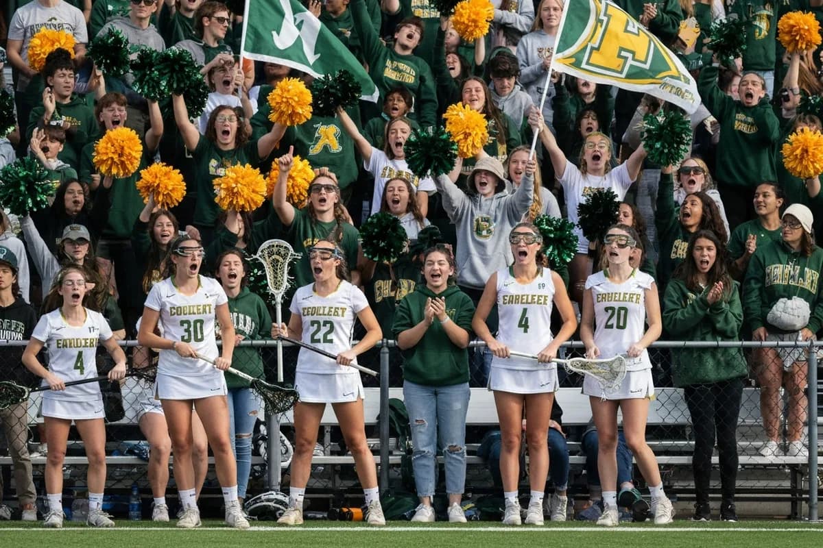 Varsity Girls Lacrosse vs Frontier High School at Peregrine Field.