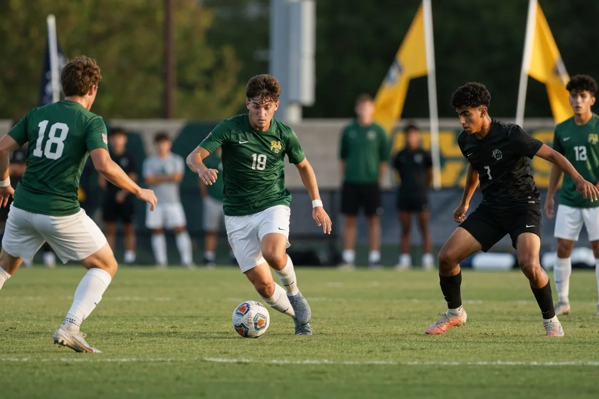 Junior Varsity Boys Soccer vs Lone Star Preparatory at Peregrine Field.