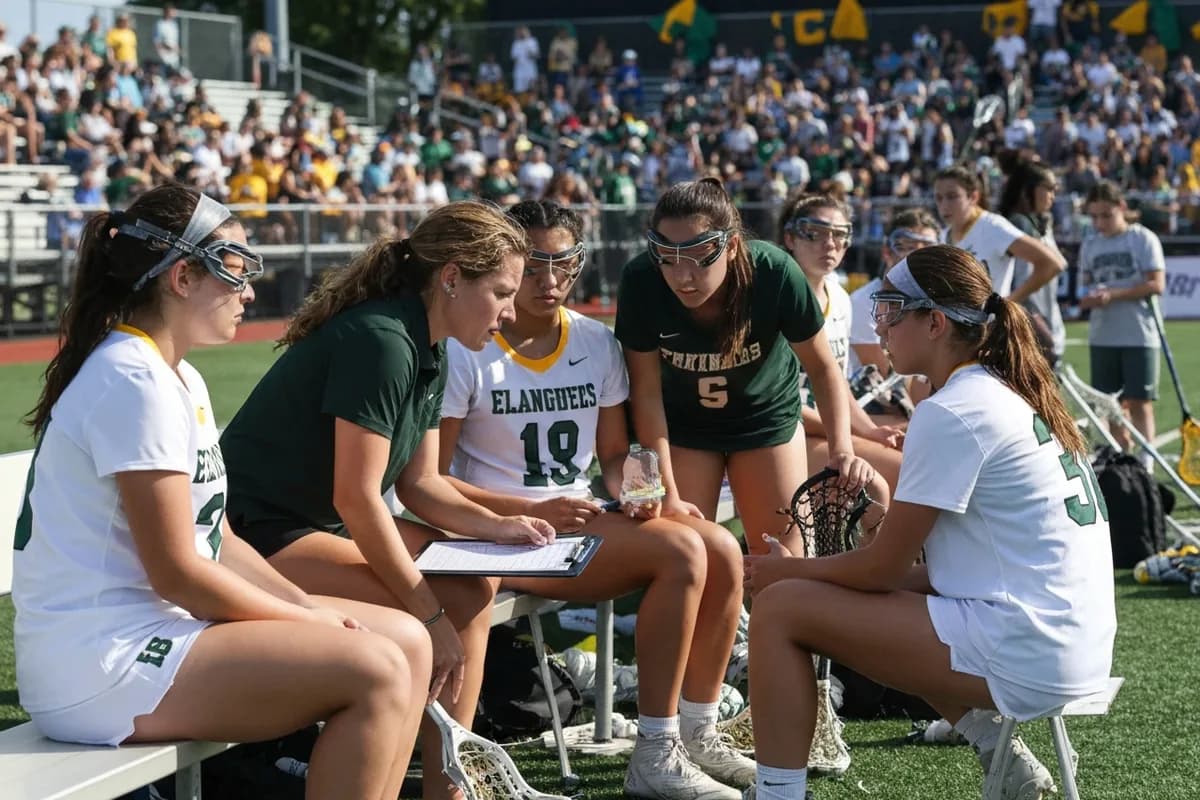 Varsity Girls Lacrosse vs Cedar Ridge Academy at Peregrine Field.