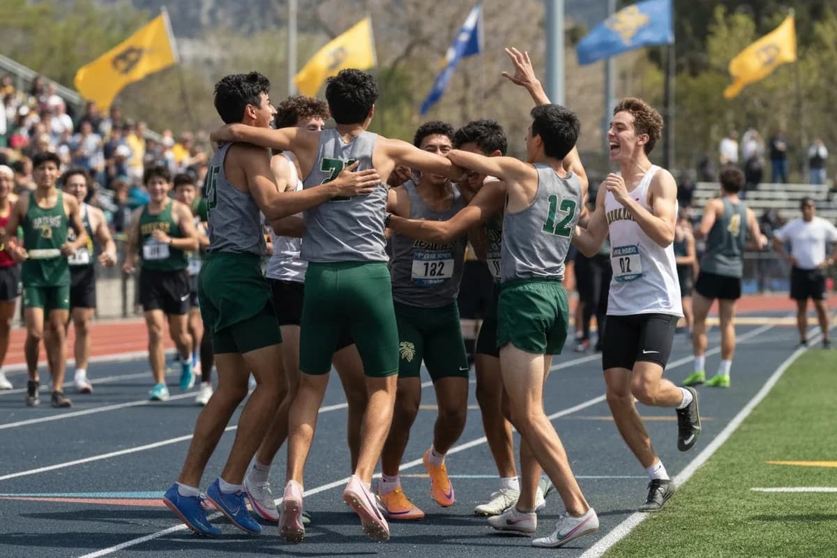 Varsity Boys Track & Field vs Crestwood High School.