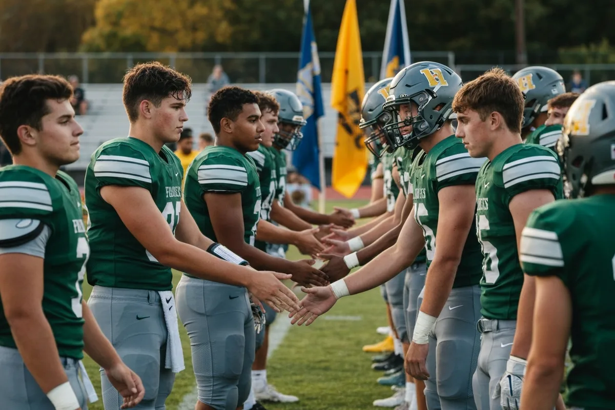 Varsity Boys Football vs Timber Creek High School at Peregrine Field.