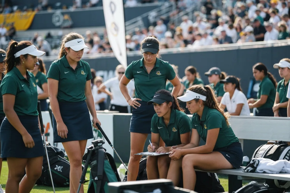 Varsity Girls Golf vs Westlake High School at Peregrine Field.