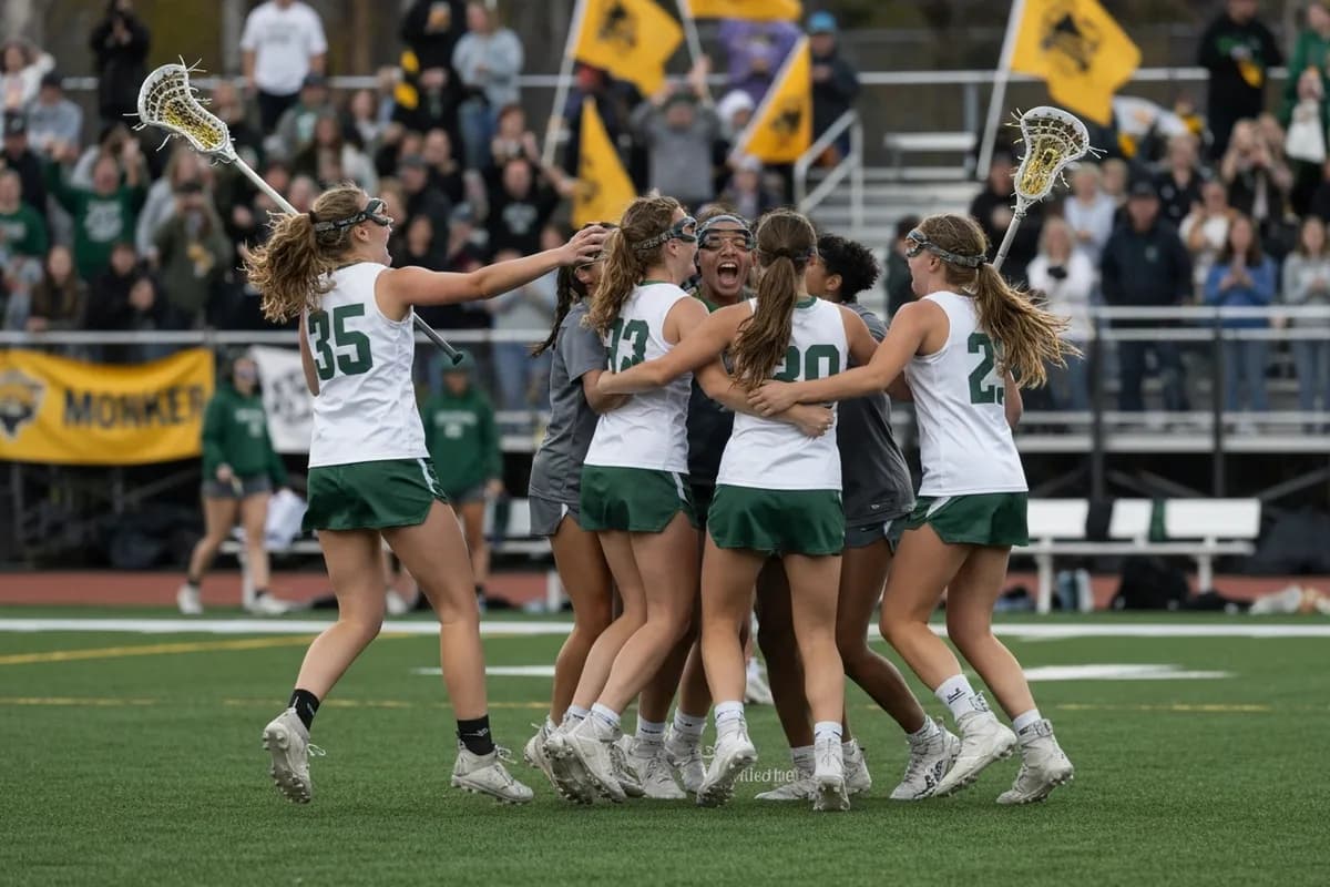 Varsity Girls Lacrosse vs Westlake High School.