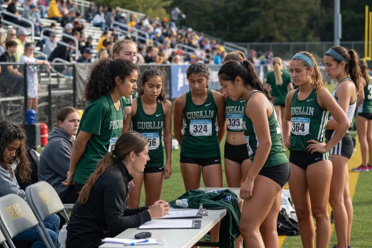 Junior Varsity Girls Cross Country vs Crestwood High School at Peregrine Field.