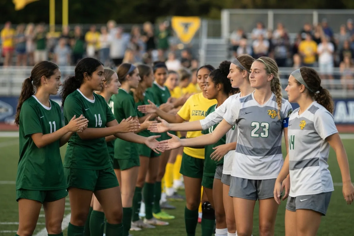 Varsity Girls Soccer vs Silver Creek High School.