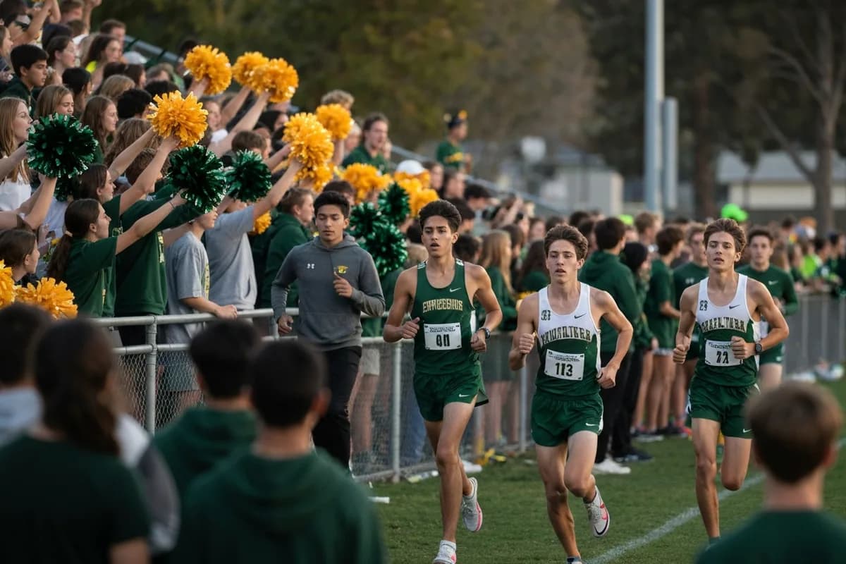 Junior Varsity Boys Cross Country vs Sunridge High School.