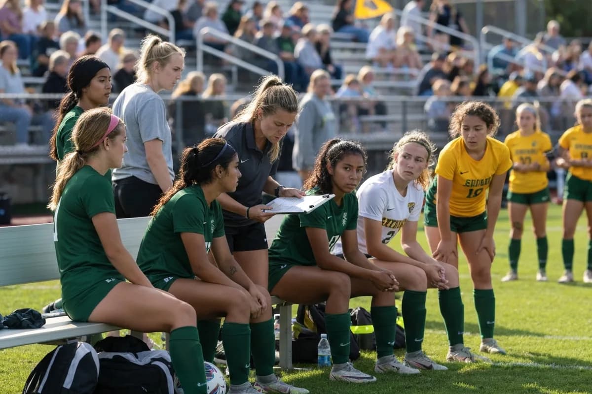 Varsity Girls Soccer vs Ridgeview High School at Peregrine Field.