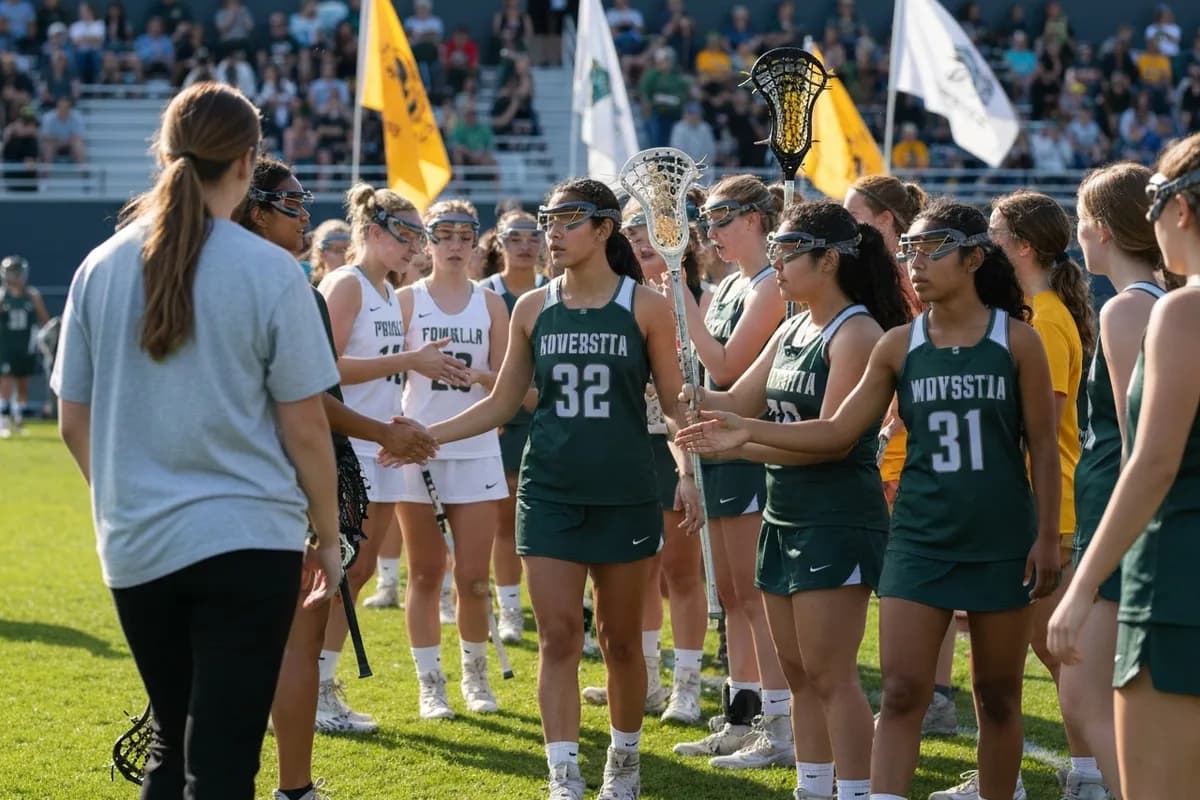 Varsity Girls Lacrosse vs Northshore High School.