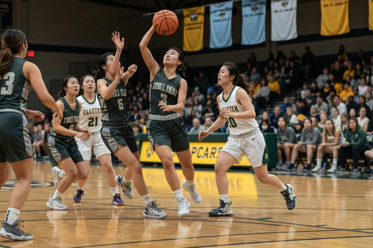 Varsity Girls Basketball vs Liberty Hill High School.