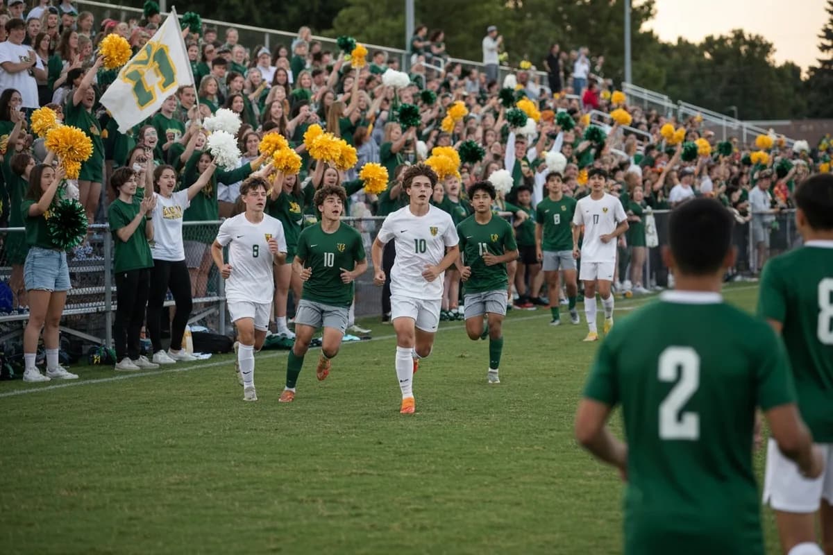Varsity Boys Soccer vs Lake Travis High School.