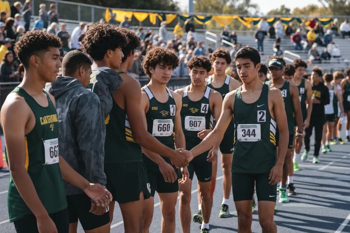 Varsity Boys Track & Field vs Crestwood High School.