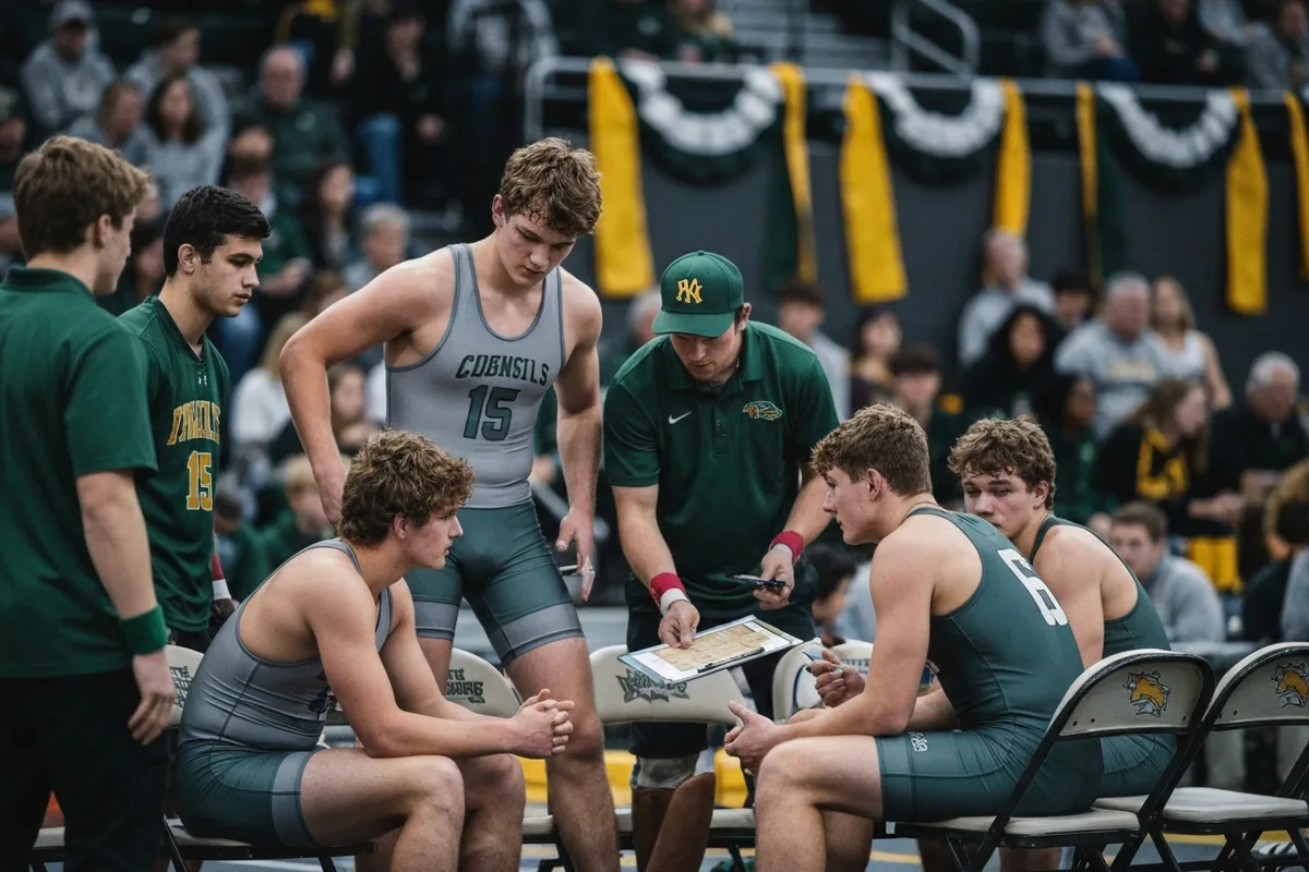 Junior Varsity Boys Wrestling vs Cedar Ridge Academy.
