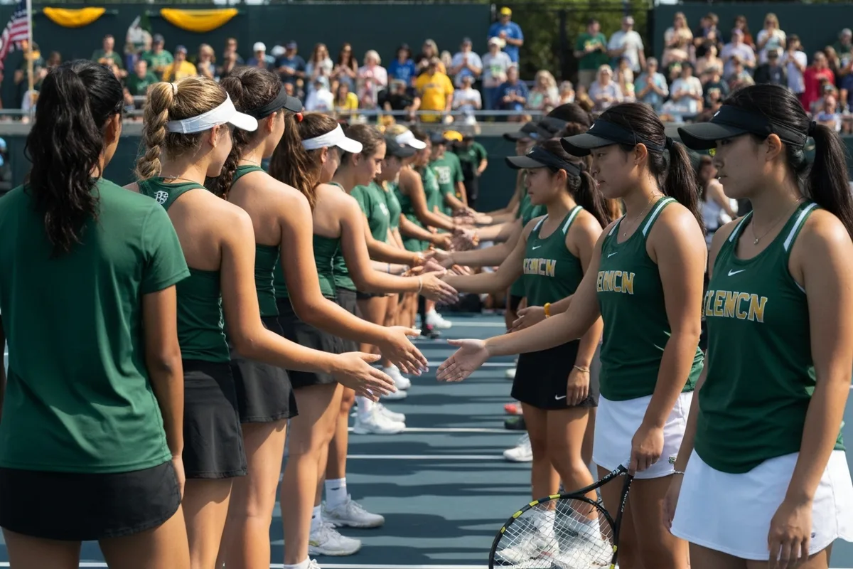 Varsity Girls Tennis vs Hawk Mountain Academy.
