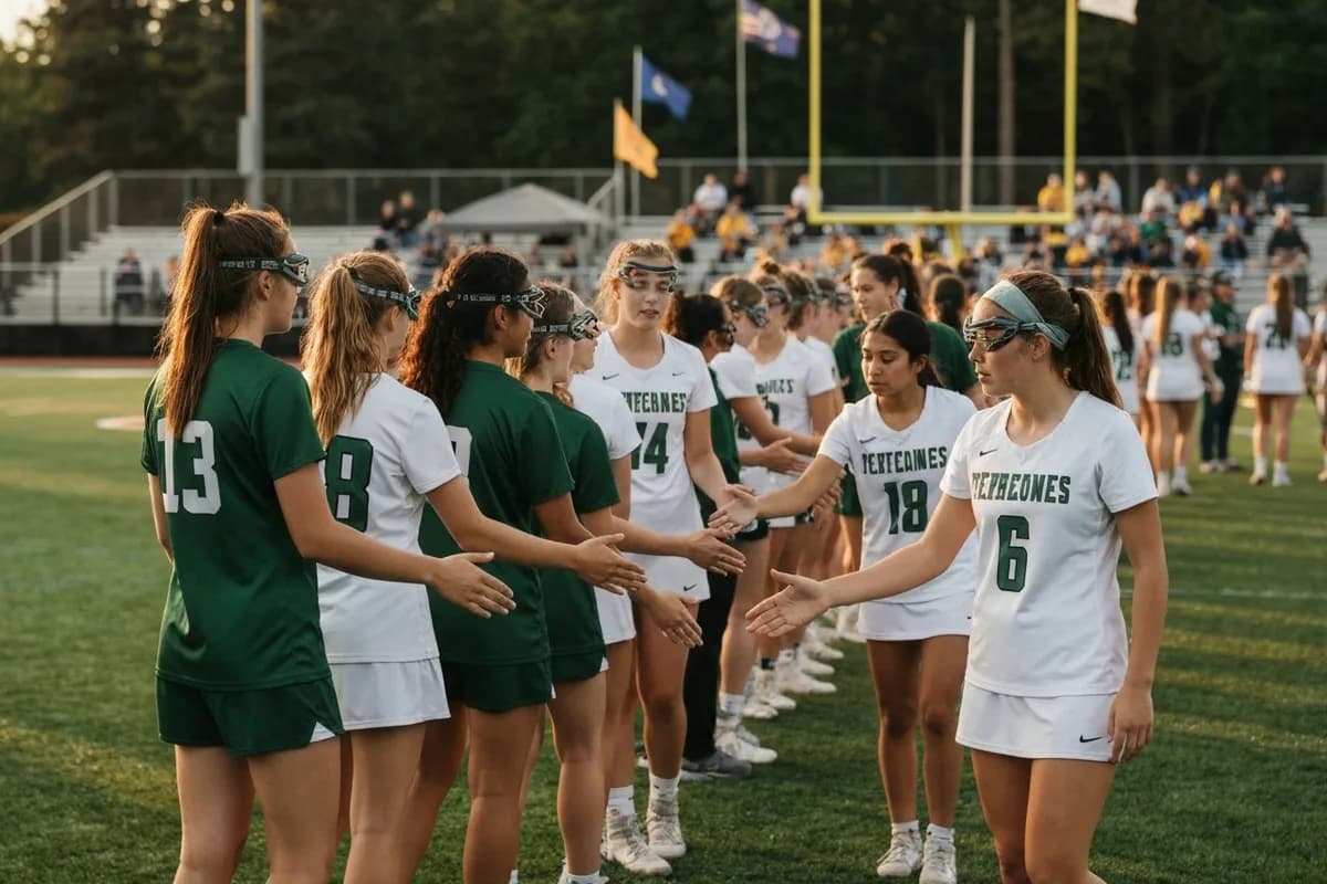 Varsity Girls Lacrosse vs Timber Creek High School.