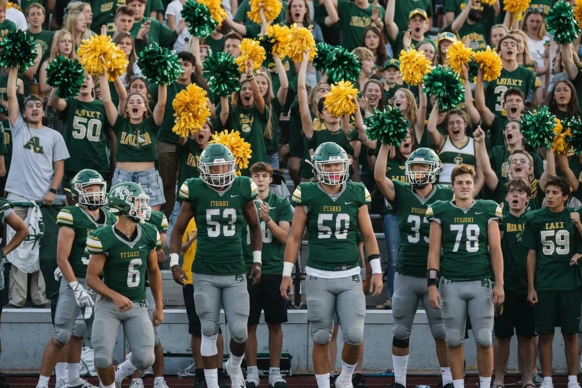 Varsity Boys Football vs Pinewood High School.