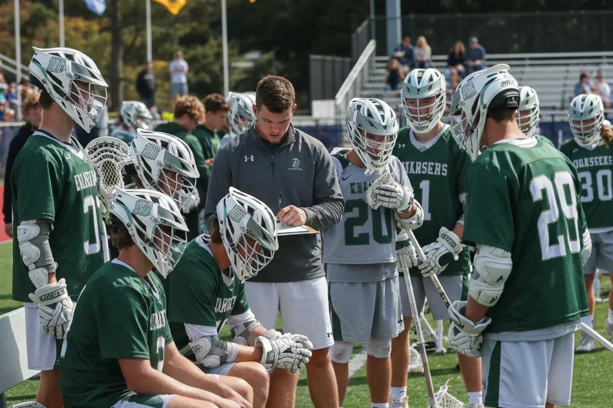 Junior Varsity Boys Lacrosse vs Silver Creek High School at Peregrine Field.