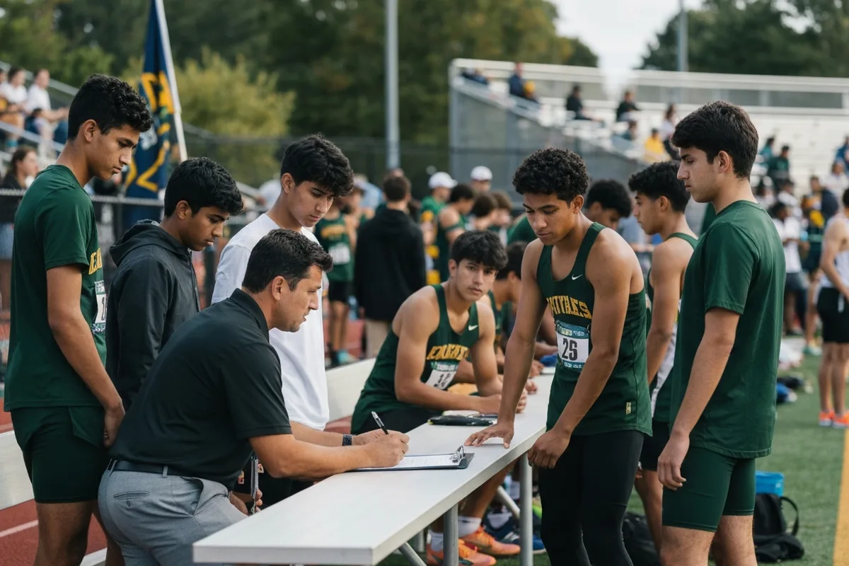 Junior Varsity Boys Track & Field vs Cedar Ridge Academy.