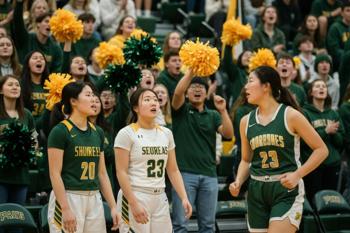 Varsity Girls Basketball vs Timber Creek High School at Peregrine Field.