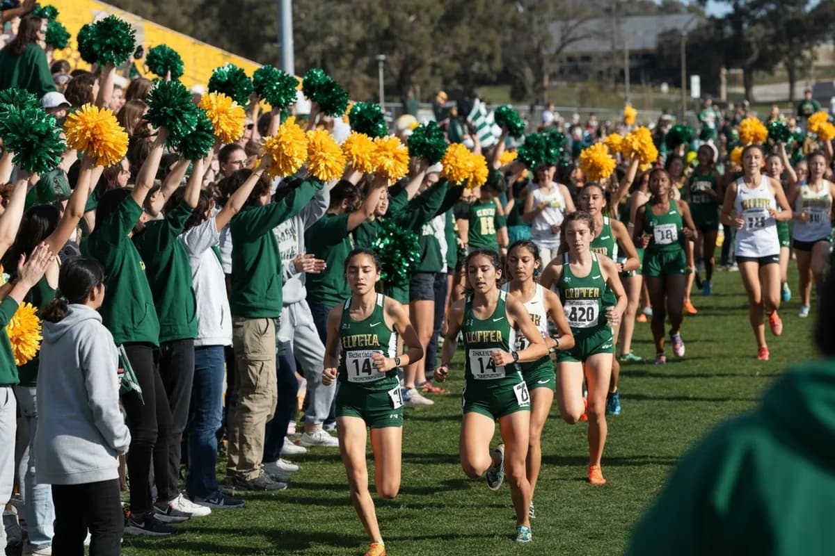 Varsity Girls Cross Country vs Pinewood High School.