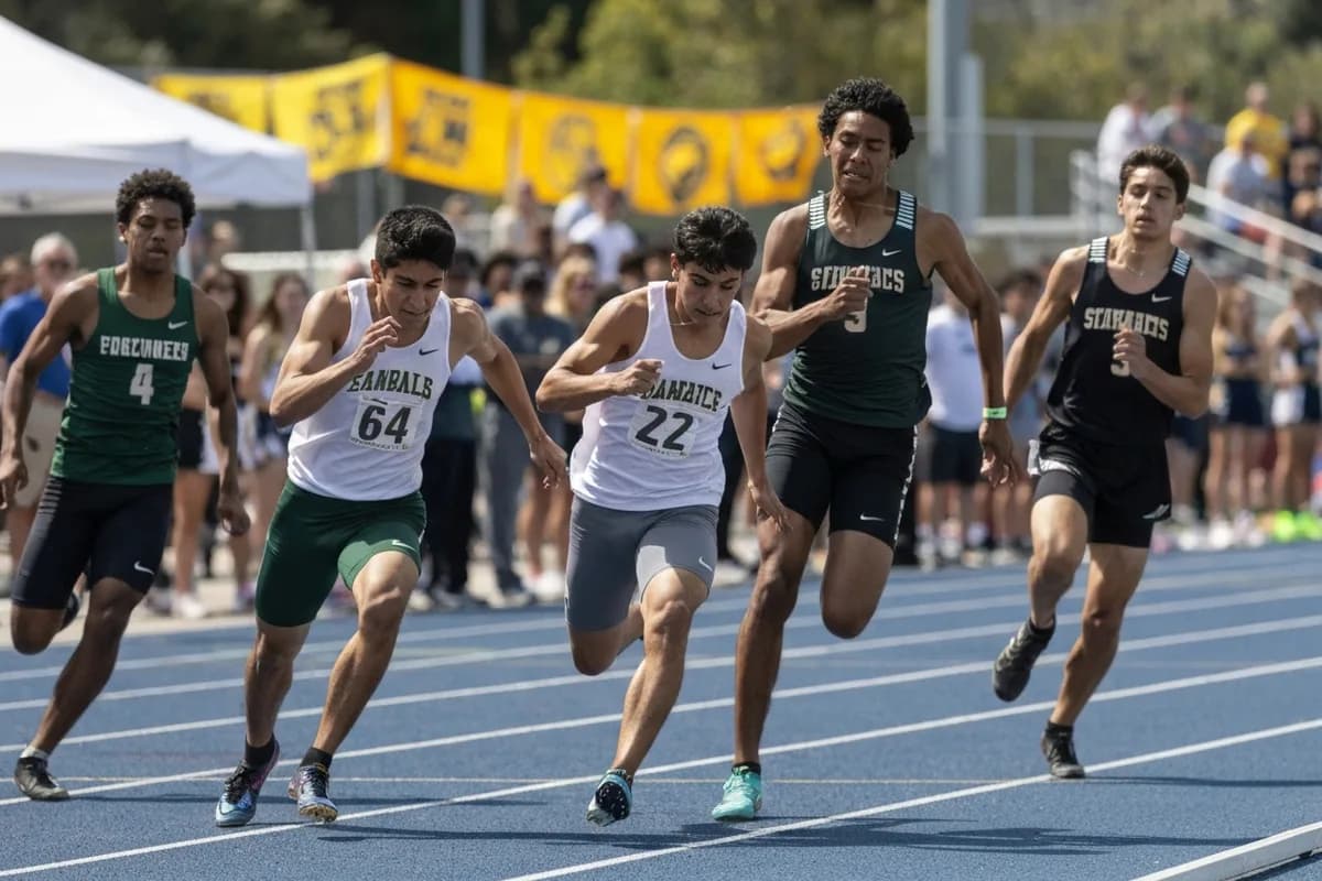 Varsity Boys Track & Field vs Crestwood High School.