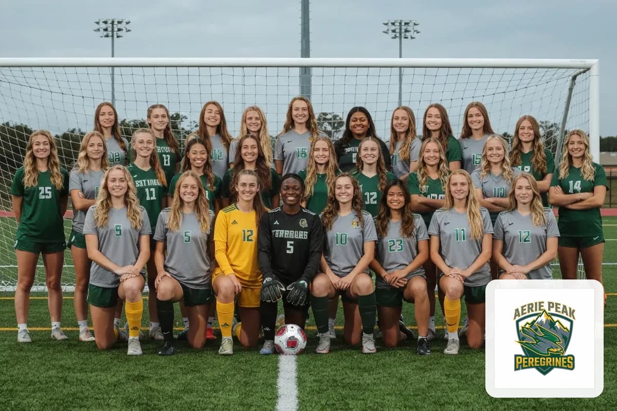 Varsity Girls Soccer team photo