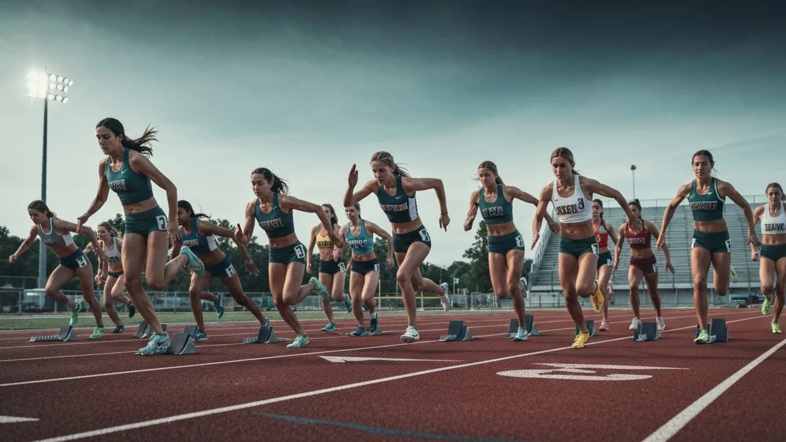 Junior Varsity Girls Track & Field team photo