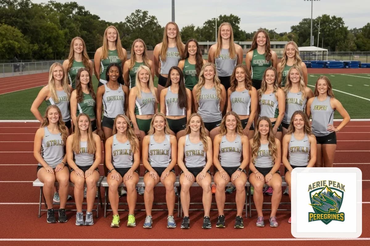 Junior Varsity Girls Track & Field team photo