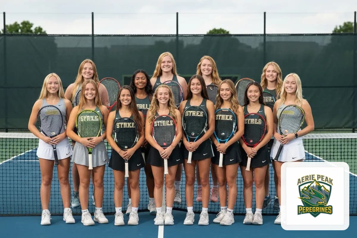 Varsity Girls Tennis team photo