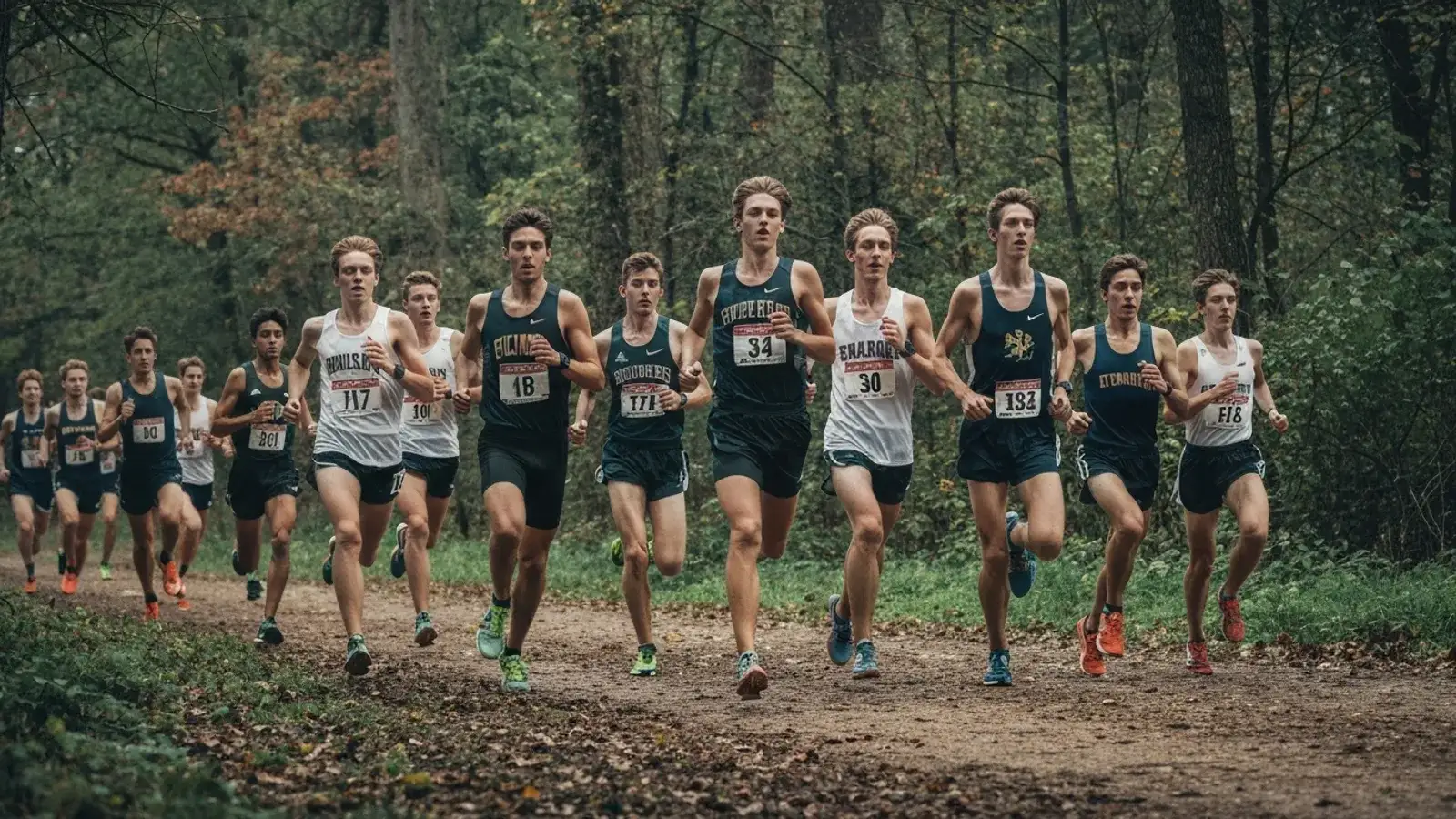 Junior Varsity Boys Cross Country team photo