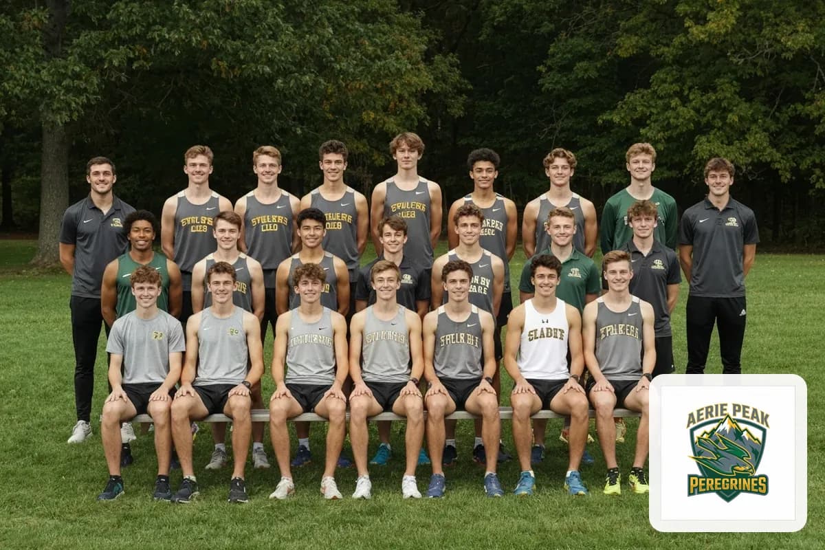 Junior Varsity Boys Cross Country team photo
