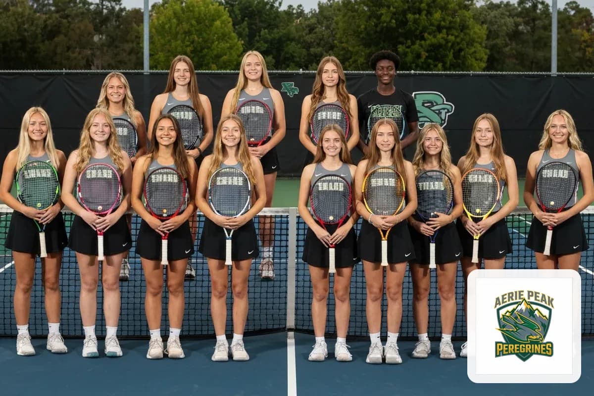 Junior Varsity Girls Tennis team photo