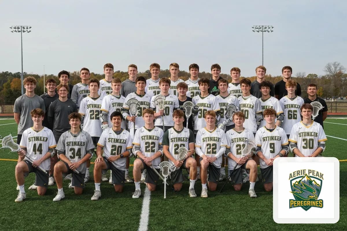 Junior Varsity Boys Lacrosse team photo