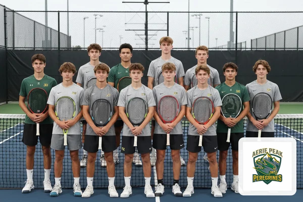 Varsity Boys Tennis team photo