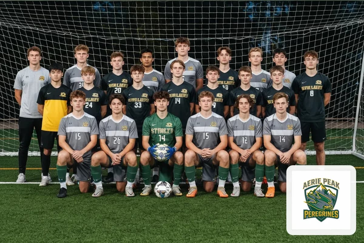 Varsity Boys Soccer team photo