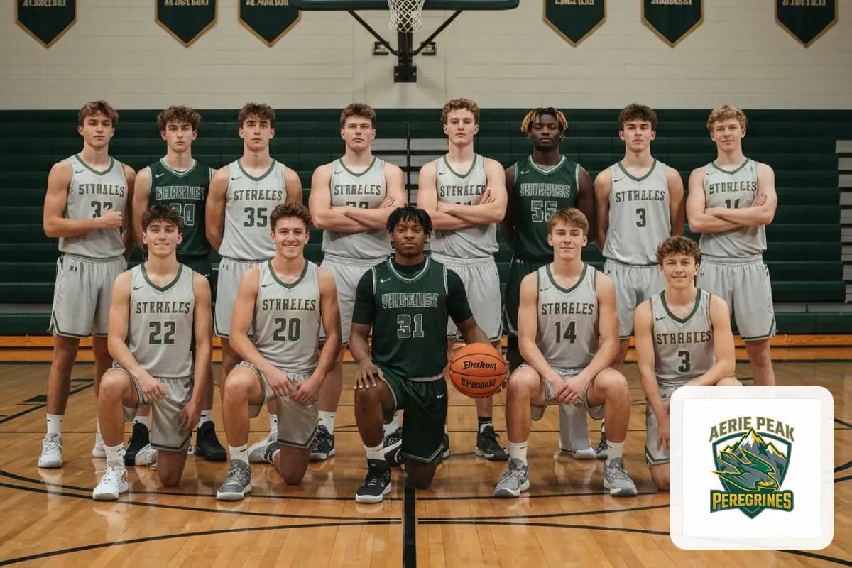 Freshman Boys Basketball team photo