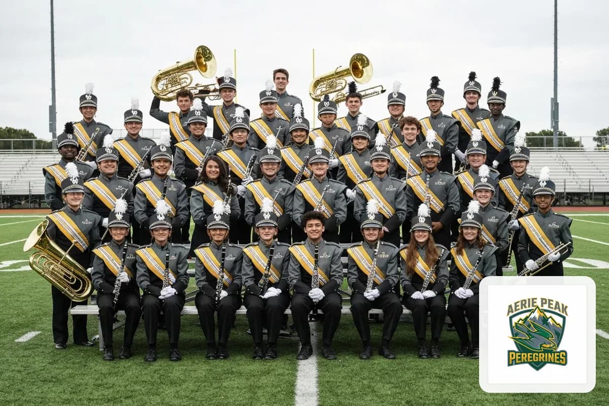 Marching Band team photos cover