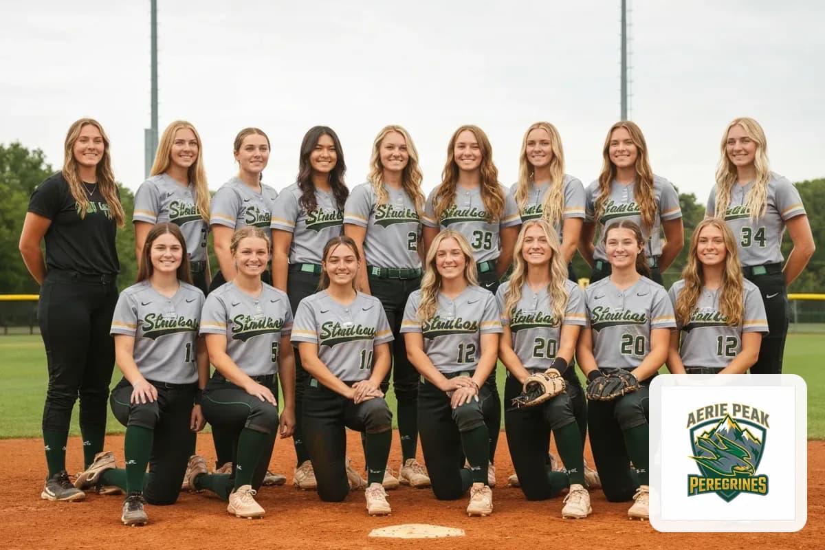Junior Varsity Girls Softball team photo