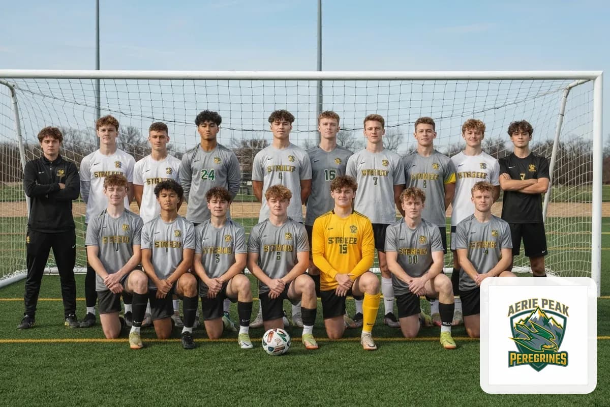 Junior Varsity Boys Soccer team photo